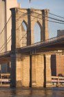 Brooklyn Bridge em Nova York — Fotografia de Stock