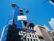 Signpost em Nova Iorque — Fotografia de Stock