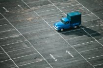 Truck in parking lot — Stock Photo