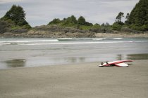 Due tavole da surf abbandonate sulla sabbia — Foto stock