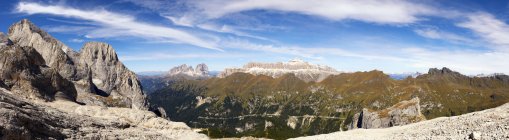 Гірський хребет Селла — стокове фото