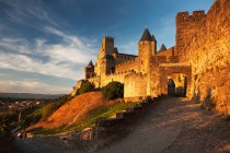 Città medievale murata di Carcassonne — Foto stock