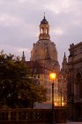 Спостерігаючи за подання Фрауенкірхе, Дрезден, Німеччина — стокове фото