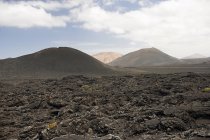 Paisaje volcánico del Parque Nacional de Timanfaya - foto de stock