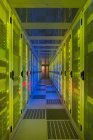 Datacenter for storing large amounts of data, and is an important hub for the internet — Stock Photo
