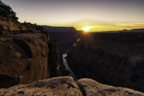 Вид с Torroweap Overlook, Литтлфилд, Аризона, США — стоковое фото