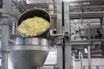 Machinery in organic tofu production factory — Stock Photo