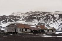 Старая норвежская китобойная станция Hektor, Остров Обмана, Антарктида — стоковое фото