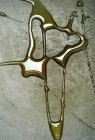 Vista de alto ângulo de óleo de cozinha na superfície — Fotografia de Stock
