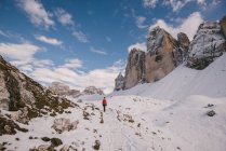 Tre Cime di Lavaredo, Tirol del Sur, Alpes Dolomitas, Italia - foto de stock