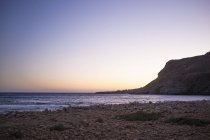 Vistas panorámicas de la playa de Mamara, Creta - foto de stock