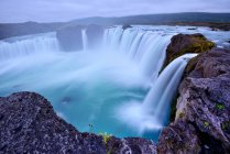 Vue panoramique de la cascade de Godafoss, Islande — Photo de stock