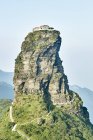 Elevated view of Mount Fanjing rock formation, Jiangkou, Guizhou, China — Stock Photo