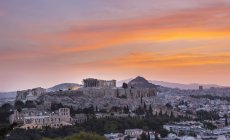 Ruínas da acrópole, Atenas, Attiki, Grécia, Europa — Fotografia de Stock