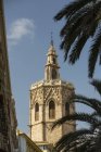 Torre do sino Catedral de Valência, Valência, Espanha, Europa — Fotografia de Stock
