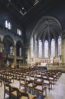 Notre Dame cathedral altar, Luxemburgo, Europa - foto de stock