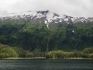 Vista panorámica del Prince William Sound, Whittier, Alaska, Estados Unidos, América del Norte - foto de stock