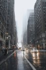Stadtbild des Winters in New York, USA — Stockfoto
