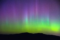 Luzes do norte, Parque Provincial da placa de níquel, Penticton, Colúmbia Britânica, Canadá — Fotografia de Stock