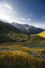 Montanha paisagem vale, Draja, Vaslui, Roménia — Fotografia de Stock