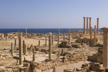 Сайт Sabratha Roman, Триполитания, Ливия — стоковое фото