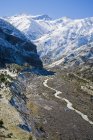 Chaîne de montagnes Los Andes, Santiago, Chili — Photo de stock