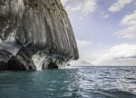 Grotte di marmo a Puerto Tranquilo, regione di Aysen, Cile, Sud America — Foto stock