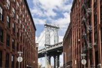 Ponte di Manhattan, New York, Stati Uniti — Foto stock