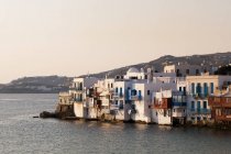 Petite Venise, ville de Mykonos, Cyclades, Grèce — Photo de stock