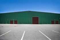 Distant view of Community hall, canada — Stock Photo