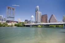 Edifícios modernos, Austin, Texas, EUA — Fotografia de Stock