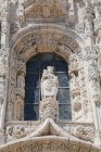Verzierte details des jeronimos klosters, lisbon, portugal — Stockfoto