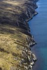 Вид с воздуха на Западный Фолклендский остров, Порт-Стэнли, Фолклендские острова, Южная Америка — стоковое фото