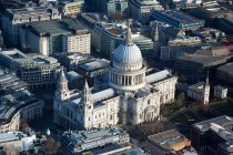 Vista aérea del paisaje urbano de Londres - foto de stock