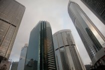 Wolkenkratzer, Hongkong, China — Stockfoto