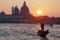 Santa Maria della Salute, Venecia, Italia - foto de stock