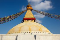Main Stupa, Boudhanath, Kathmandu, Nepal — стокове фото
