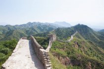 Blick auf die große Mauer von China, Peking — Stockfoto