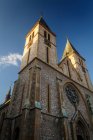 Detail of the Cathedral of Jesus Sacred Heart, Sarajevo, Боснія і Герцеговина — стокове фото