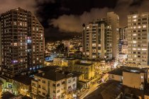 Down town La Paz à noite, Bolívia, América do Sul — Fotografia de Stock
