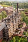 Planta de carbón y acero, Parque de Duisburgo del Norte, Región del Ruhr, Alemania - foto de stock