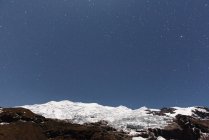 Milky way, Ausangate, Willkanuta mountain range, Andes, Peru — Stock Photo