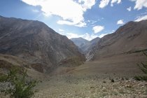 Valle del río Spiti, Nako, Himachal Pradesh, India, Asia - foto de stock