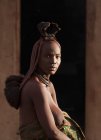 Ritratto di Himba donna, Namibia, Africa — Foto stock