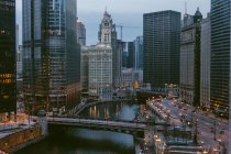 Prächtige Meile an der Michigan Avenue, Chicago, USA — Stockfoto