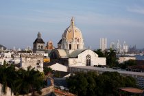 Vista del horizonte, Cartagena, Colombia, América del Sur - foto de stock