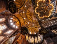 Intérieur de Hagia Sophia (Aya Sofya), Sultanahmet, Istanbul, Turquie — Photo de stock