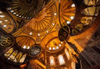Innenraum der Hagia Sophia (Aya Sofya), Sultanahmet, Istanbul, Türkei — Stockfoto