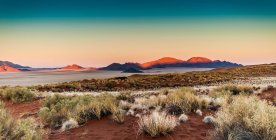 Paesaggio al tramonto nella Riserva Naturale Namibrand, Namibia — Foto stock