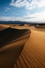 Mesquite Sand Dunes at dawn, Death Valley National Park, California, USA — Stock Photo